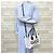 Mini sac cabas imprimé Gucci Japan Limited Edition Beige Bleu Marine - vue 2
