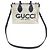 Mini sac cabas imprimé Gucci Japan Limited Edition Beige Bleu Marine - vue 8