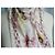 Louis Vuitton Pañuelo de Voile de Algodón Floral Castaño Rosa Blanco Amarillo - vista 9
