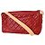 Cinto Chanel Reissue 2.55 em couro de bezerro matelassado envelhecido Vermelho - vista 2
