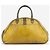 Saddle Dior da Galliano AW00 Edizione Limitata Borsa a tracolla bowling in struzzo Giallo - vista 4