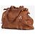 Borsa a tracolla Miu Miu 2000s Large Vitello Shopper Marrone - vista 2