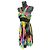 Dolce & Gabbana Dolce&Gabbana Multicolor Short Dress, Polyester/Silk - view 2