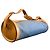 Borsa Hermès Doremi 33 in denim e pelle di vitello - vista 2