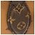 Borsa Louis Vuitton Monogram Giant OnTheGo PM Marrone - vista 4