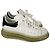 Alexander McQueen Sneaker Oversized in Pelle Bianco e Nero