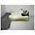 Alexander McQueen Sneaker Oversized in Pelle Bianco e Nero - vista 2