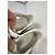 Alexander McQueen Sneaker Oversized in Pelle Bianco e Nero - vista 6
