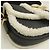 Borsa a tracolla Louis Vuitton LV Pont Neuf Soft PM in shearling di vitello Nero Bianco - vista 10