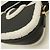 Borsa a tracolla Louis Vuitton LV Pont Neuf Soft PM in shearling di vitello Nero Bianco - vista 13
