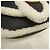 Borsa a tracolla Louis Vuitton LV Pont Neuf Soft PM in shearling di vitello Nero Bianco - vista 16