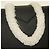 Borsa a tracolla Louis Vuitton LV Pont Neuf Soft PM in shearling di vitello Nero Bianco - vista 17
