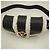 Borsa a tracolla Louis Vuitton LV Pont Neuf Soft PM in shearling di vitello Nero Bianco - vista 9