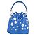 Borsa a Spalla Louis Vuitton Monogram Empreinte Nano Noe Bianco Blu