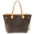 Borsa Louis Vuitton Monogram Neverfull MM Marrone