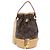 Noe Borsa Louis Vuitton Monogram Petite Noé Trunk Marrone
