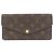 Cartera Sarah Monogram Louis Vuitton Castaño Roja