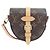 Borsa a Spalla Louis Vuitton Monogram Micro Chantilly Marrone