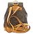 Zaino Louis Vuitton Monogram Montsouris MM Marrone - vista 2