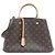 Borsa Louis Vuitton Monogram Montaigne MM Marrone