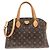 Borsa Louis Vuitton Monogram Rivoli MM Marrone