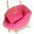 Borsa Louis Vuitton Monogram Rose Neverfull MM Marrone - vista 9
