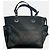 Bolsa Tote Chanel Paris Biarritz em couro acolchoado preto e tecido - vista 9
