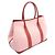 Hermès Borsa Tote Hermes Garden Party PM Rosa Rosso - vista 2