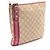Borsa a Spalla Gucci GG Canvas Charm Rosa Beige - vista 2