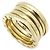 Bulgari Anello B.zero1 4-Band in oro giallo Bvlgari