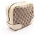 Borsa a Spalla Gucci Bree GG Canvas Beige Crudo - vista 2