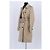 Louis Vuitton Gabardina de algodón beige - vista 2