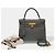 Hermès Borsa HERMES Kelly 28 in Pelle Grigia - 103696 Grigio - vista 2