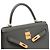 Hermès Borsa HERMES Kelly 28 in Pelle Grigia - 103696 Grigio - vista 7