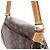 Borsa a tracolla Louis Vuitton Beverly MM in tela Monogram marrone M40121 Beige - vista 5