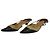Décolleté slingback bicolore Chanel in pelle Nero Beige