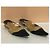 Décolleté slingback bicolore Chanel in pelle Nero Beige - vista 2