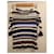 Hugo Boss BOSS Gestreifter Strickpullover Braun Schwarz Weiß Blau  - Ansicht 5