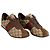 Sneakers Gucci in Tela Monogram con Striscia Web Marrone Multicolore