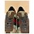 Sneakers Gucci in Tela Monogram con Striscia Web Marrone Multicolore - vista 11