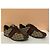 Sneakers Gucci in Tela Monogram con Striscia Web Marrone Multicolore - vista 5