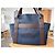 Duffle Hermès Sac de Pansage Groom Medium Canvas Tote Navy/Feu con tracolla, Molto buono Blu - vista 3