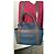 Duffle Hermès Sac de Pansage Groom Medium Canvas Tote Navy/Feu con tracolla, Molto buono Blu - vista 4