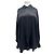 DMN Camicia in raso nera Nero