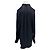 DMN Camicia in raso nera Nero - vista 2