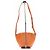 Borsa a mano Ganni in pelle arancione - vista 3