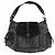 Isabel Marant Borsa in pelle nera e grigia con stampa coccodrillo Nero