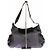 Isabel Marant Borsa in pelle nera e grigia con stampa coccodrillo Nero - vista 2