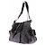 Isabel Marant Borsa in pelle nera e grigia con stampa coccodrillo Nero - vista 3