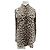 Camicia Equipment Leopardata in Seta Marrone XS